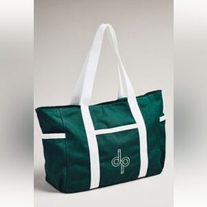 Daily Practice Canvas Tote NWT Green